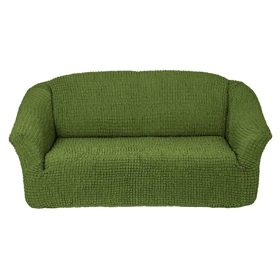Чехол на 3-х местный диван без оборки зеленый